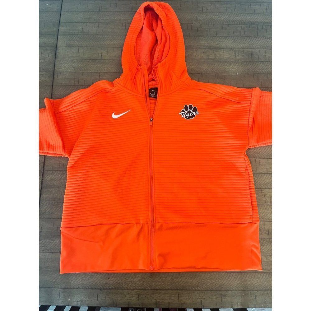 Nike Dryfit Adult bright Orange Activewear Jacket Size Medium EE